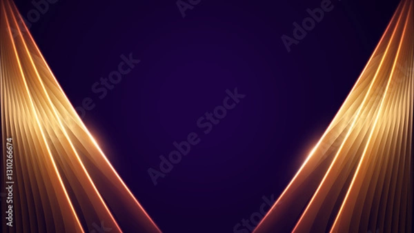 Obraz Modern Abstract Template Design Geometrical Element Design. Dynamic Business Brochure Design Template. Clean Marketing Style Post. Innovative Concept Look. New Trend Illustration. 