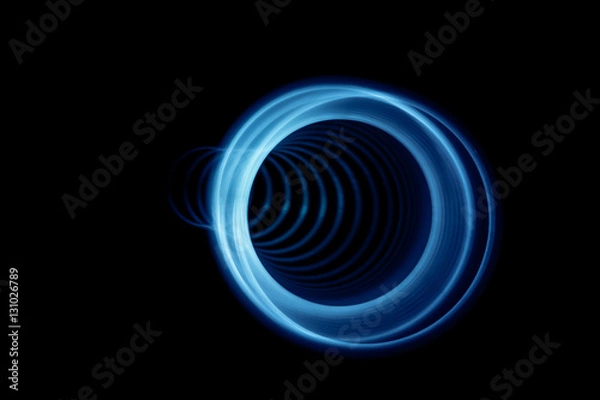 Obraz Sound waves in the dark