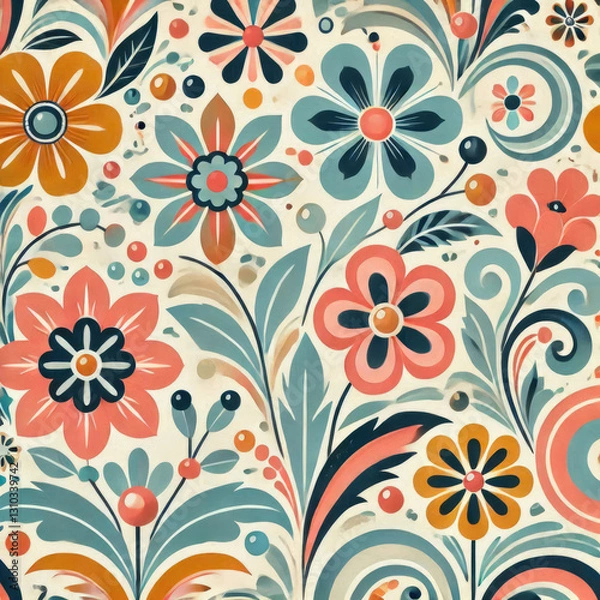 Obraz seamless pattern background