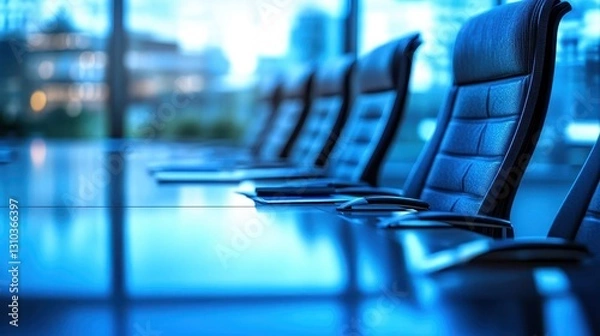 Obraz A corporate governance board discussing risk management and shareholder interests, Corporate Governance, Structured and ethical