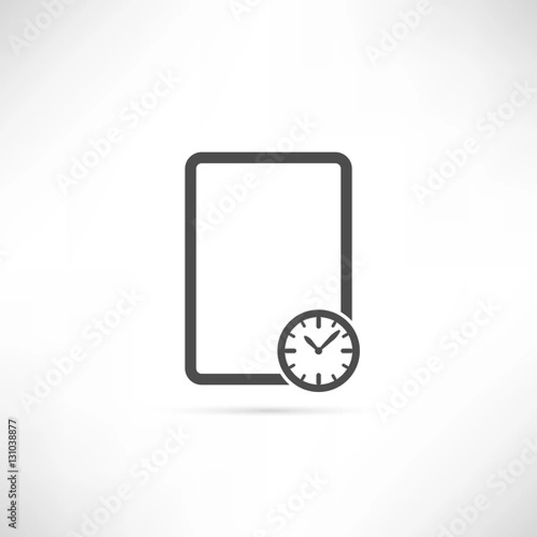 Fototapeta Empty Schedule Icon