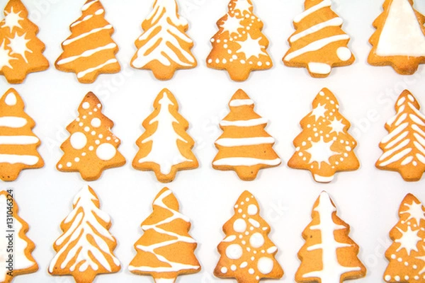 Obraz Gingerbread Christmas tree