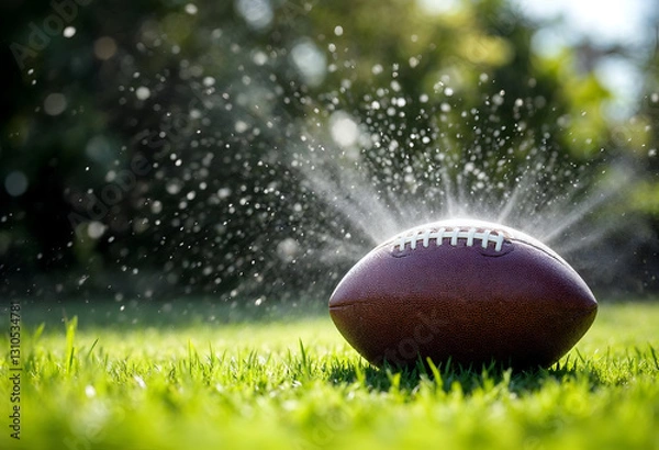 Fototapeta Football Sprinkler Refresh