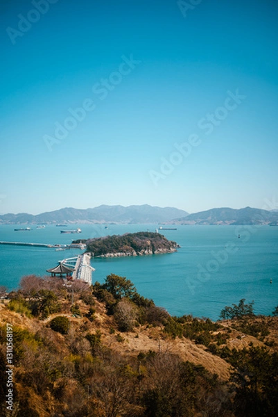 Fototapeta 여수 동백섬