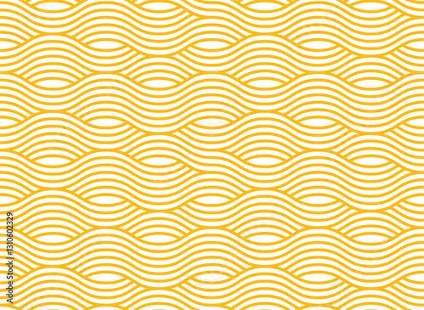 Fototapeta  Yellow instant noodle background seamless pattern