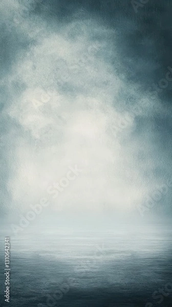 Fototapeta Serene Background with Soft Diffused Light for Stage Designs
