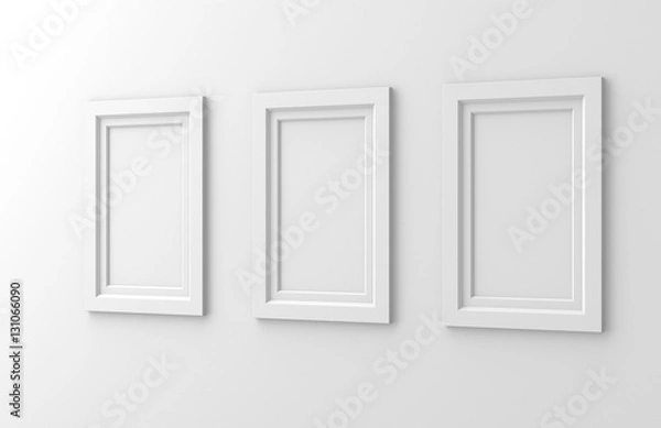 Fototapeta three blank frames