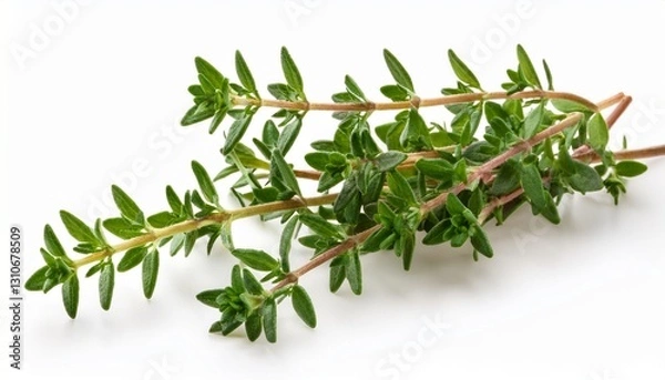 Obraz thyme twig isolated on white