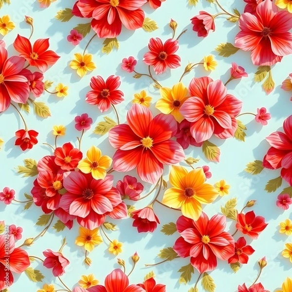 Obraz a beautiful flower pattern