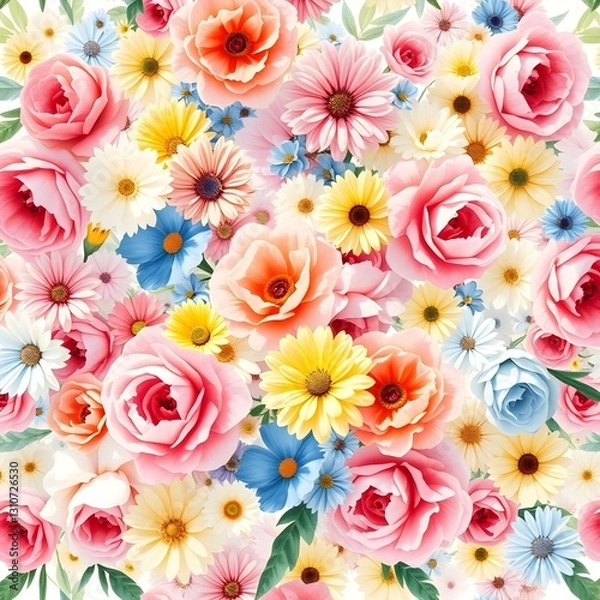 Obraz a beautiful flower pattern