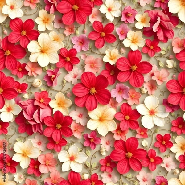 Obraz a beautiful flower pattern