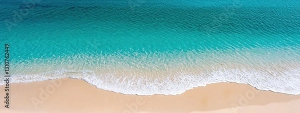 Fototapeta Minimalist ocean photography with rippling water textures