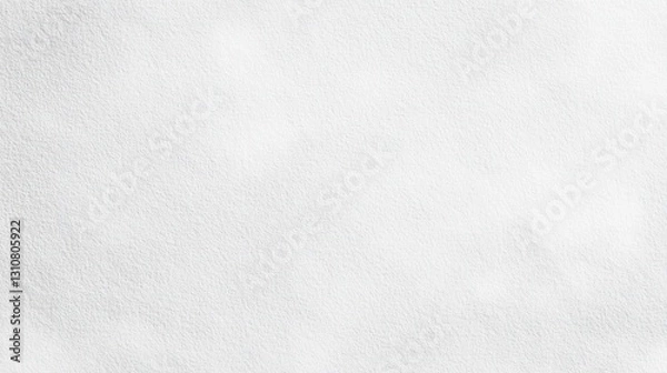 Fototapeta High-Resolution White Watercolor Paper Texture Background with Seamless Pattern, Flat Lay Top View