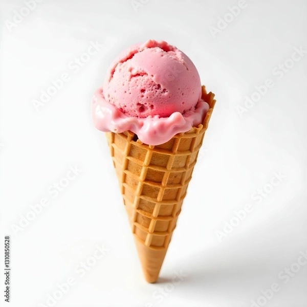 Obraz strawberry ice cream