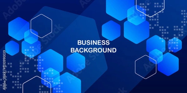 Fototapeta Dynamic vibrant colorful gradient blue background