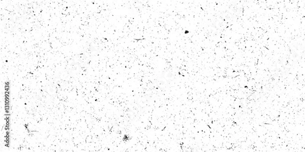 Fototapeta Speckle grain dot white paper noise texture with distress effect vector illustration pattern background. Dirty or dust film grain speck grit grunge overlay on white background grain noise particles.