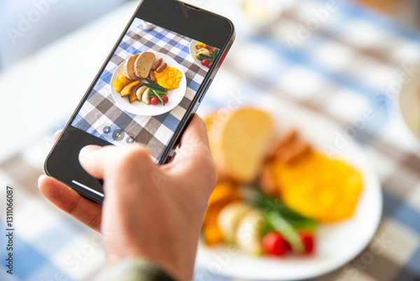 Obraz スマホ　撮影　料理　SNS　インスタ