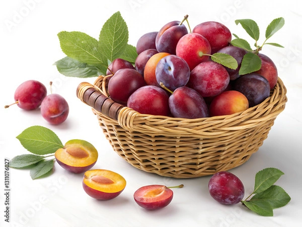 Obraz basket of plums
