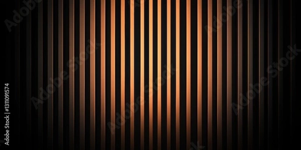 Obraz Elegant Ribbed Texture: A captivating pattern of vertical ribbed lines creates a striking visual effect, accentuated by a gradient of warm, earthy tones. This image exudes sophistication.