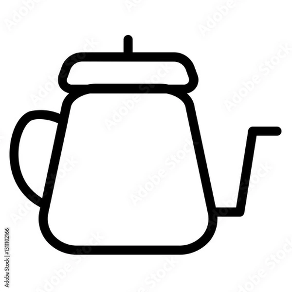 Obraz Teapot Kettle Kitchen Line Icon