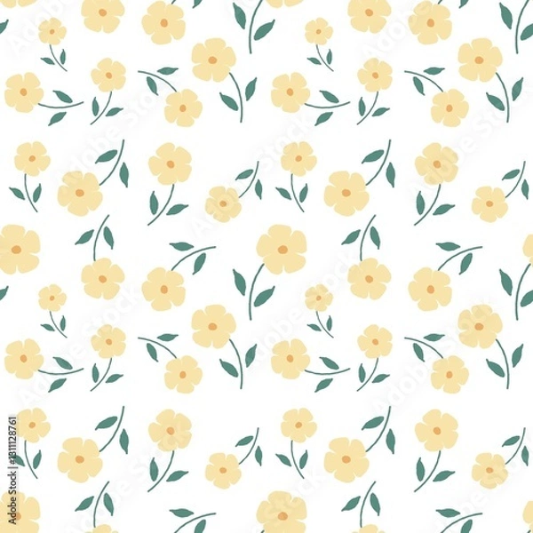 Obraz seamless pattern with flowers