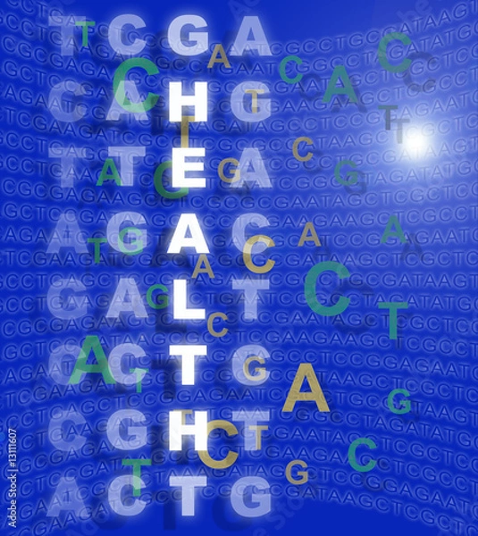 Obraz genetics-health