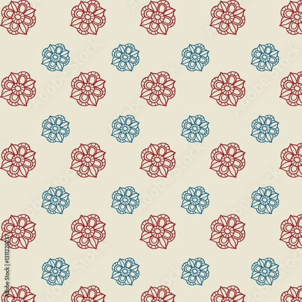 Obraz seamless pattern with flowers