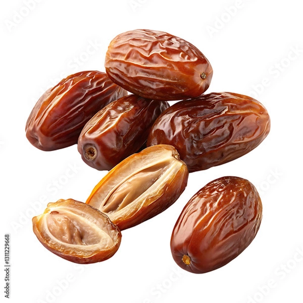 Obraz dates isolated on white background