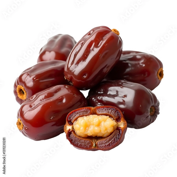 Obraz Date Fruit Isolated on Transparent Background