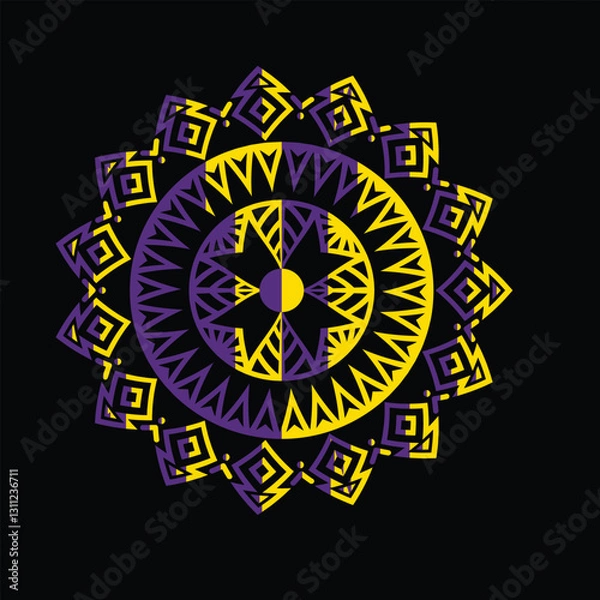 Obraz mandala design on background