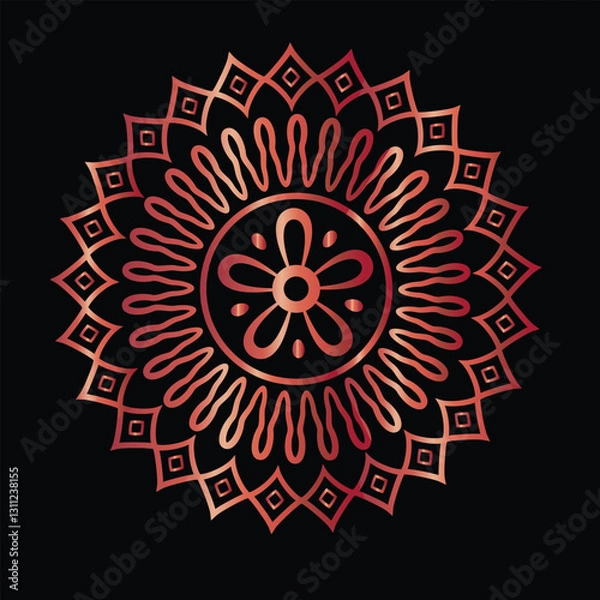Obraz abstract mandala ornament