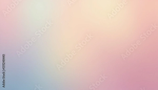Fototapeta Soft pastel colors blend harmoniously, creating calming background