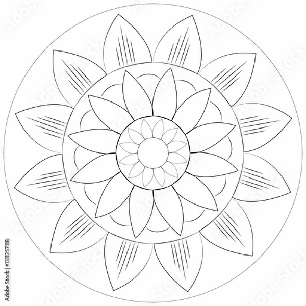 Obraz mandala design vector