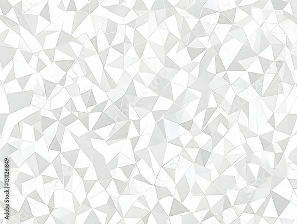 Obraz Abstract Grey and White Triangle Background