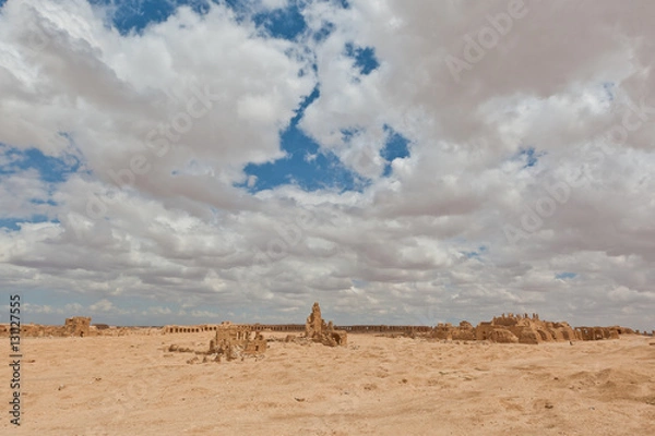 Obraz zerstörte alte Stadt in Syrien