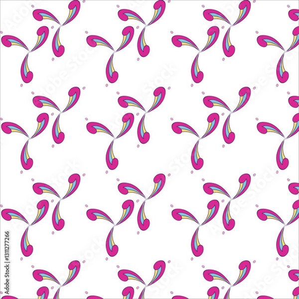 Fototapeta seamless pattern with hearts