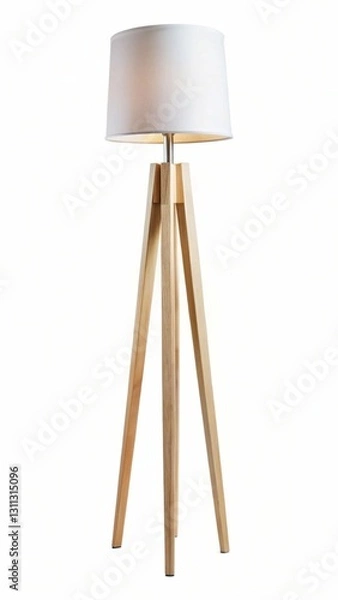 Obraz wooden table lamp