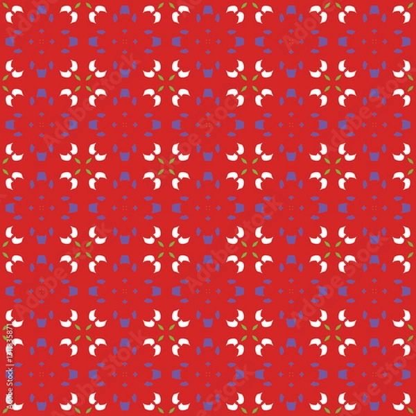 Obraz Mixed pattern original design and digital drawing. It can be used in web, wallpaper, ceramic and fabric designs.
