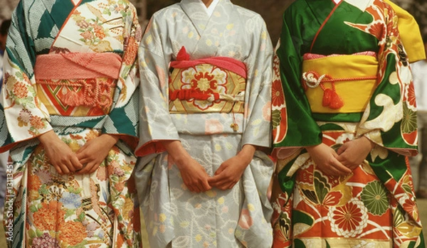 Obraz Kimona japońskie