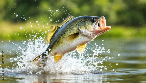 Obraz Splashing into Action