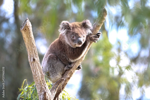 Fototapeta koala in a tree