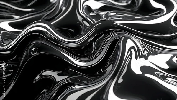 Obraz black and white background