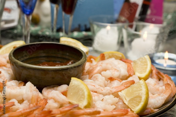 Obraz Shrimp Tray