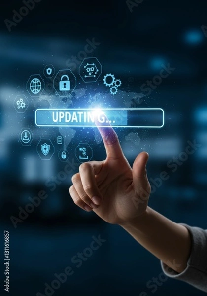 Fototapeta System Update in Progress