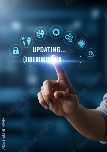 Fototapeta System Update in Progress