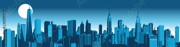 Obraz Nowojorski panoramę