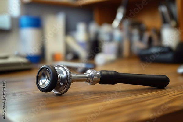 Obraz Stethoscope shown close up.