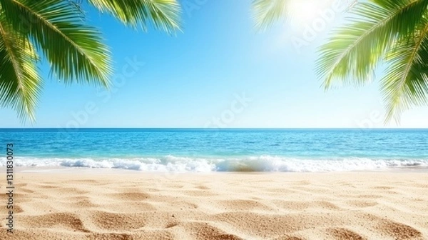 Obraz Relaxing day at the beach tropical paradise photography sunny environment scenic view nature bliss