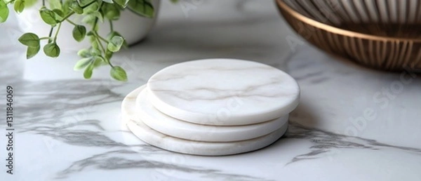 Obraz Professional Coaster Marble Image for Creative Usage
