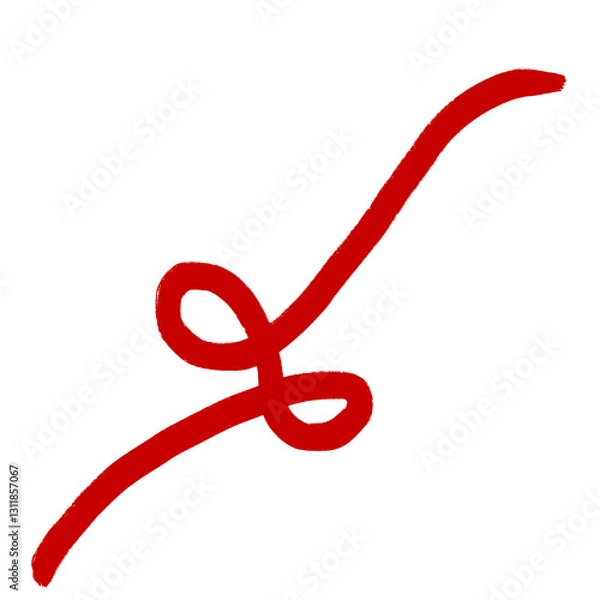 Obraz Red string